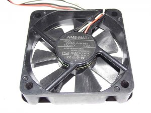 NMB 6015 6CM 2406GL-04W-B59 T0A 12V 0.26A 3 Wires 3 Pins Case Fan