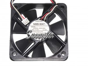 NMB 6CM 6015 2406GL-05W-B59 24V 0.13A 3 Wires 3 Pins Case Fan