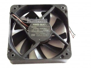 NMB 6015 6CM 2406ML-04W-B29 12V 0.072A 3 Wires 3 Pins Case Fan