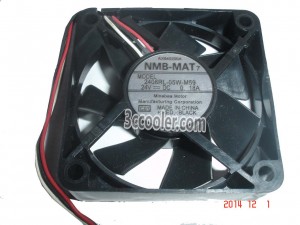 NMB 60x15mm 2406RL-05W-M59 C01 AX640200A 24V 0.18A 3 Wires 3 Pins Case Fan