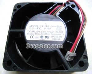 NMB 60x25mm 2410ML-04W-B56 C02/C01 12V 0.26A 4 Wires 4 Pins Case Fan For sharp 3511 Print