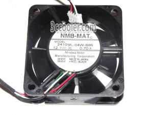 NMB 60*25mm 2410ML-04W-B86 12V 0.7A 4Wire DC Cooling Fan