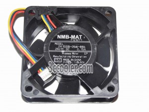 NMB 60x25mm 2410SB-05W-B86 E51 24V 0.15A 4 Wires 4 Pins Axial DC Cooling Fan