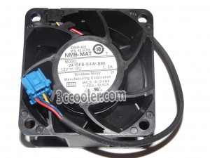 NMB 60*38mm 2415FB-E4W-B66 12V 1.2A 836HP 4 Wires DC Axial Fan