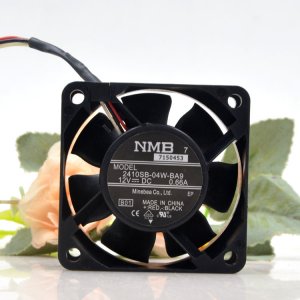 NMB 60MM 6025 2410SB-04W-BA9 7150453 12V 0.66A 3 Wires 3 Pins 6CM Cooling Fan
