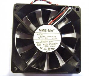 NMB 80x15mm 3106KL-04W-B59 CB1 12V 0.3A 3 Wires 3 Pins Case fan DC Cooler