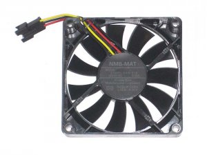 NMB 8CM 8015 3106RL-04W-S19 CA3 DC 12V 0.09A 3 Wires 3 Pins Case Fan