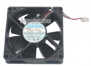 NMB 8020 8CM 3108NL-05W-B39 FH6-1485 24V 0.09A 3 Wires 3 Pins Case Fan