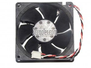 NMB 80x25mm 3110GL-B4W-B89 D51 800-24608-02 12V 0.46A 3 Wires 3 Pins Case Fan DC Cooler