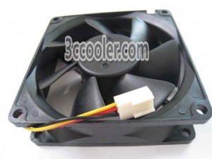 NMB 8025 8CM 3110RL-04W-B79 12V 0.44A 3 Wires 3 Pins Case Fan