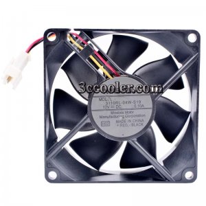 80mm 3110RL-04W-S19 DC12V 0.1A 3 Wires 3 Pins TH-42PV8C TH-42PZ80C TV Cooling fan