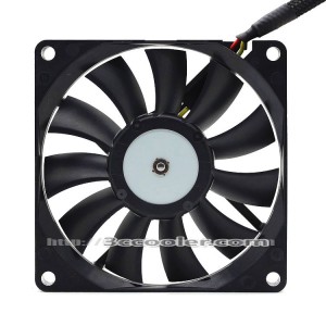 NMB 8CM 8015 3106RL-04W-S19 CA3 DC 12V 0.09A 3 Wires 3 Pins Case Fan