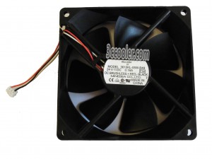 NMB 9225 9CM 3610KL-05W-B49 F14 RK2-0354 24V 0.16A 3 Wires 3 Pins Case Fan