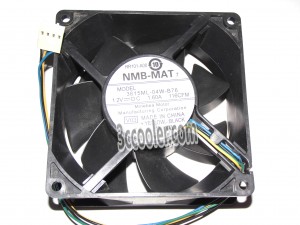 NMB 9038 9CM 3615ML-04W-B76 V03 12V RR101 1.6A 4 Wires PWM 4 Pin Server Fan
