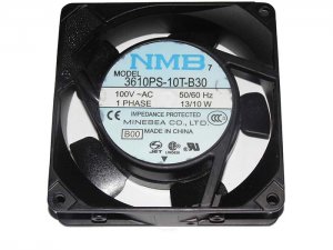 NMB 92x25mm 3610PS-10T-B30 B00 100V 50/60Hz 13/10W AC Fan Cabinet Cooler