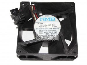 NMB 9238 9CM 3615KL-04W-B56 V02 12V 0.6A 4 Wires 4 Pins Server Fan