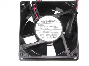 NMB 9238 9CM 3615KL-05W-B50 PQ1 24V 0.32A 2 Wires 2 Pins Case Fan