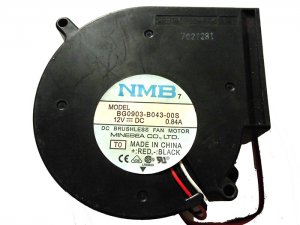 NMB 9733 97mm BG0903-B043-00S TD 12V 0.84A 3 Wires 3 Pins Blower Case Fan