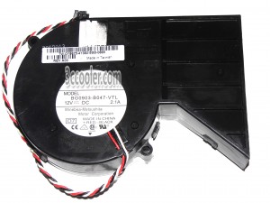 NMB 9733 BG0903-B047-VTL D6 D7 P4114 U4913 12V 2.1A 3 Wires 3 Pins Blower Case Fan