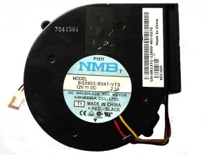 NMB 9733 97mm BG0903-B047-VTS T1 05 03 12V 2.1A 3 Wires 3 Pins Blower Fan