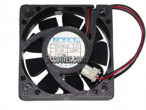 NONOise 50mm G5015M12D CS 12V 0.2A SLEEVE 2 wires Cooling Fan