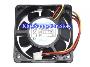 60MM 6015 G6015S12B2 AG 12V 0.07A 3 Wires Cooling Fan for 400MX-2 LH40MGQLBC