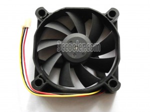 NONO 6015 6CM G6015S12B2 BA 12V 0.07A 3 Wires 3 Pins Projector Fan
