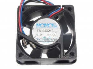 NONOise 6025 6CM F6025X24B 24V 0.17A 2 Wires Projector Fan
