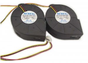 A Pairs of 70MM B7025M12B2 BB DC12V 0.3A Ball Bearing 7025 6 Wires 6 Pins