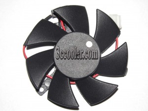 NTK FD5010U12S 12V 0.22A 2 wires 2 pins frameless vga fan graphics card cooler