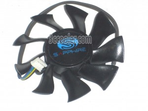 NTK 8CM FD8015H12S 12V 0.32A 4 Wires 4 Pins Frameless VGA Fan