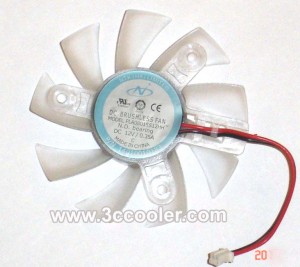 NTK 8CM PLA08015S12HH 12V 0.35A 2 Wires frameless VGA fan