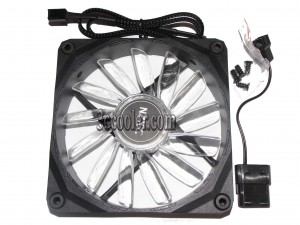 NZXT 120*25mm 12CM RF-FZ120-U1 12V 0.3A 3 wires 3 pins blue led case fan