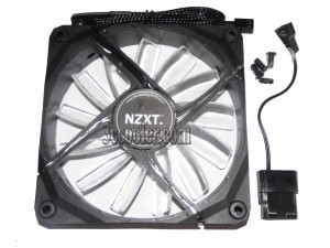 NZXT 120*25mm 12CM RF-FZ120-U1 12V 0.3A 3 wires 3 pins blue led case fan