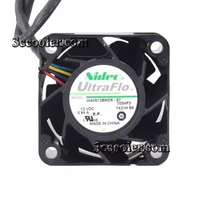 Nidec 40MM W40S12BMD5-57T05HF4 12V 0.64A 4 Wires 4CM Inverter Cooling Fan