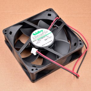 80MM 8025 U80T12MS5A7-51 12V 0.04A 2 Wires 2 Pins 8CM Case Fan