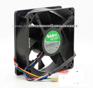 Nidec TA450DC 12CM 12038 B35502-35 D8794 12V 1.40A 4 Wires PWM Server Case Fan