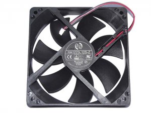 120mm HA1225L12S-Z 12V 0.33A 3.96W 2 wires 2 pins 12cm case fan power cooling
