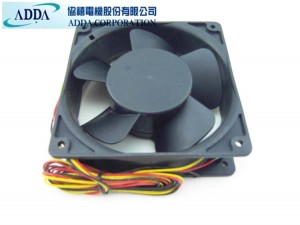 Original 120x38mm ADDA AQ1224MB-F52  DC24V 3 Wires Waterproof and oil proof Humidifier Fan