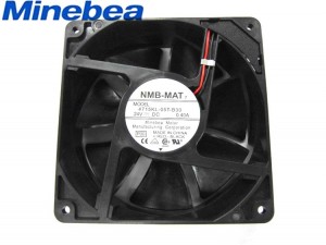 Original 120x38mm NMB 4715KL-05T-B30 DC24V 2 Wires 2 Pins inverter Axial Fan