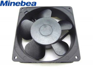 120x38mm NMB 4715MS-12T-B50 AC115V 50/60Hz 1 Phase 2 Pins Axial Fan