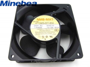 NMB 12038 4715MS-20T-B50 200V 1 phase AC Axial Fan For inverter