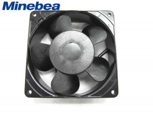 Original 120x38mm NMB 4715MS-22T-B50 220VAC 2 Pins Iron UPS Cabinet Axial Fan