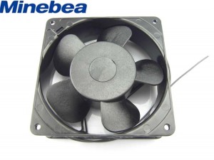 Original 120x38mm NMB 4715MS-23W-B50 230V 1 Phase 2 Wires Metal Frame Axial AC Fan For Cabinet