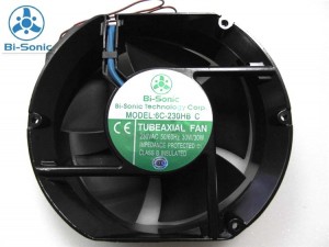 Original 172*150*51MM Bi-sonic 6C-230HB C AC230V 2 Wires AC Axial Fan For Cabinet