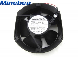 NMB 17251 5920PL-05W-B70 DC24V 1.25A 2 Wires Inverter Axial Fan