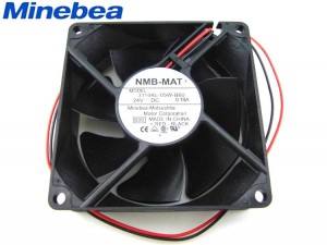NMB 8025 3110KL-05W-B60 S00 24V 0.18A 2 Wires Axial Fan