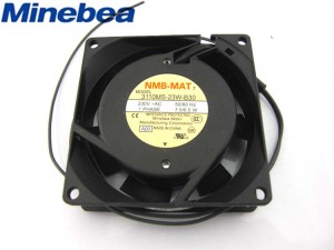 NMB 8025 3110MS-23W-B30 230V 1 Phase 2 Wires metal frame AC axial Fan