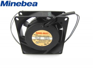 NMB 8025 3110MS-23W-B30 230V 1 Phase 2 Wires metal frame AC axial Fan