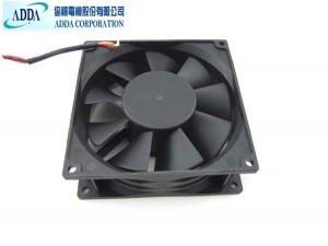 ADDA 105x38mm AD1012LB-F93 12V 0.33A 3 Wires 3 Pins Axial Fan for Projector